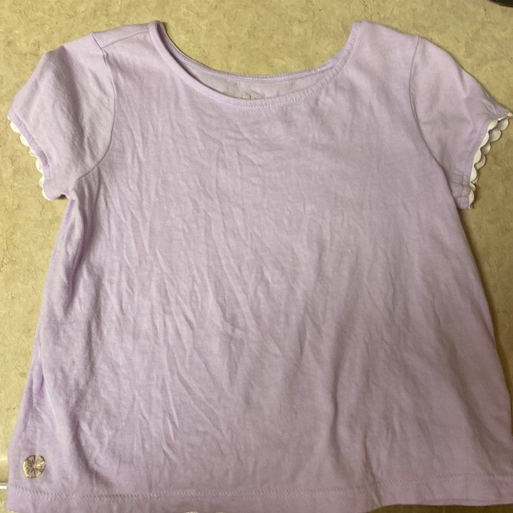 Lilly Pulitzer Girls Jessica Top size S (4/5) in light purple